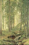 Brook in a Forest, Ivan Shishkin